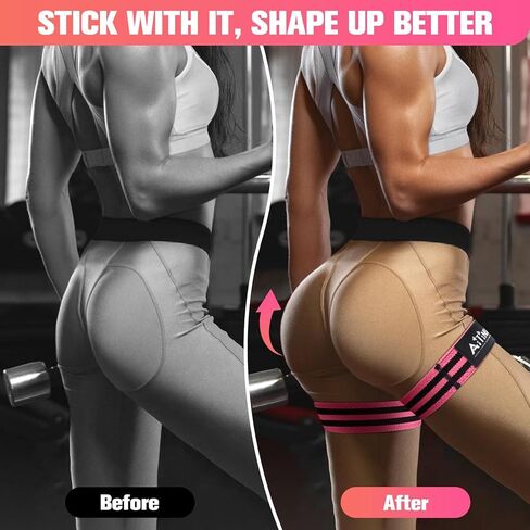 أربطة غنيمة للنساء لبناء الأرداف والورك، أربطة تقييد تدفق الدم، أربطة غنيمة من BFR، أفضل أربطة مقاومة من القماش لتمرين المؤخرة والقرفصاء والفخذ in Kuwait