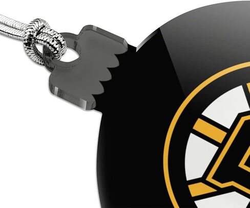 الرسومات والمزيد شعار Boston Bruins زينة أكريليك لشجرة عيد الميلاد in Kuwait