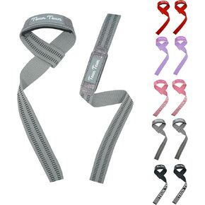 Teun Teun Glitter Weight Lifting Wrist Straps – 24-Inch Cotton Gym Straps with Neoprene Padding for Deadlifts, Powerlifting, and Strength Training in Kuwait