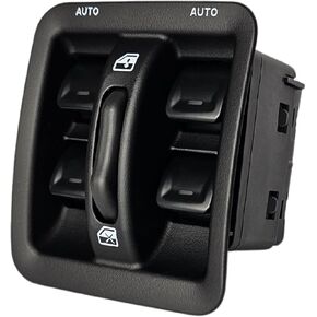 SWITCHDOCTOR Window Master Switch & Rubic Red Bezel Set for 2011-2017 Jeep Wrangler (68156217AC) (Full Assembly) in Saudi Arabia