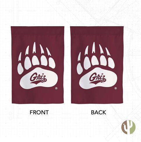 Desert Cactus University of Montana UM Garden Flag – 19 x 12 inch Montana Grizzlies Banner, For Outdoor Display and Events (Design E) in Saudi Arabia