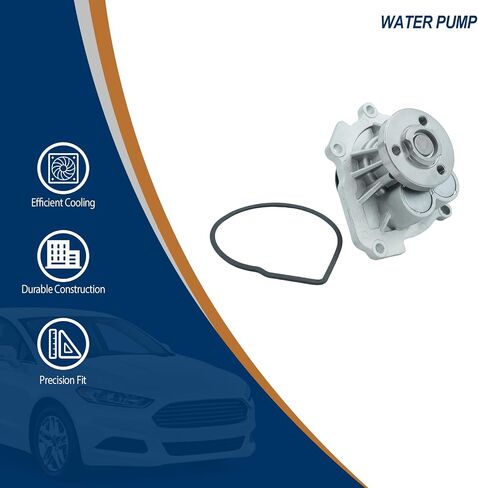 مجموعة مضخة المياه مع حشية AW6142 لـ V6 3.0L/3.5L 06-07 Mercedes-Benz C230 C280 ، 08-12 C300 ، 06-11 C350 E350 ML350 R350 SLK350 ، 06-09 CLK350 SLK280 ، 10-11 SLK300 GLK350 in Saudi Arabia
