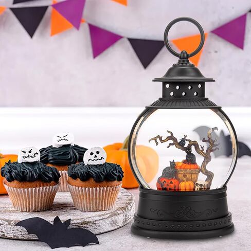عيد الميلاد الثلج Globe ، Santa Snow Globes Lantern ، Timer 6H ، بطارية و USB تديرها شجرة عيد الميلاد الثلج الفانوس in Kuwait