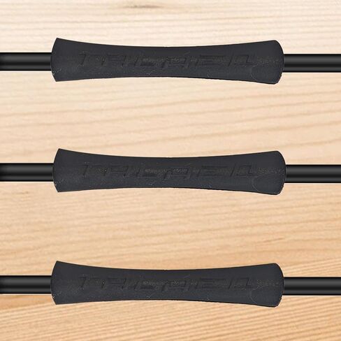 8 قطع كم مطاطي لحماية إطار الدراجة، واقي كابل فرامل ناقل الحركة، غطاء حماية لأدلة الأنابيب المطاطية لدراجات الطرق الجبلية MTB (أسود) in Kuwait