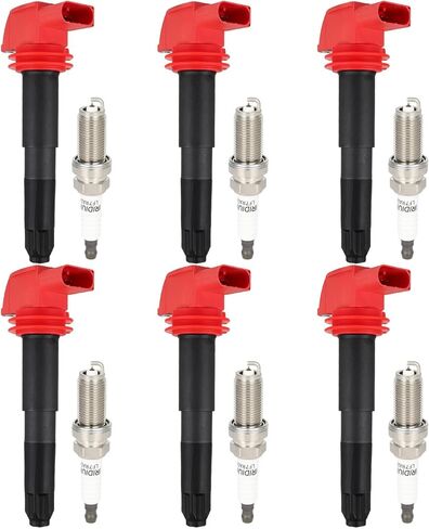 ECCPP UF439 3 ignition coils wilth 6 iridium Spark Plugs,for Kia Amanti 3.5L 2004-2006,for Hyundai XG350 3.5L 2003-2005,for Hyundai Santa Fe 3.5L 2003-2006 ‎C1435, UF-439, 5C1428 in Saudi Arabia