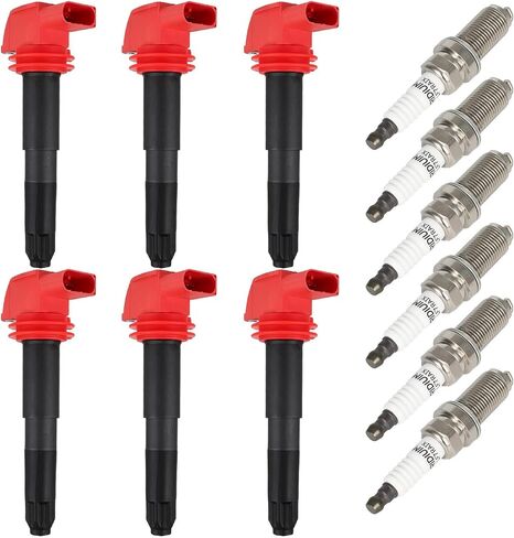 ECCPP UF439 3 ignition coils wilth 6 iridium Spark Plugs,for Kia Amanti 3.5L 2004-2006,for Hyundai XG350 3.5L 2003-2005,for Hyundai Santa Fe 3.5L 2003-2006 ‎C1435, UF-439, 5C1428 in Saudi Arabia