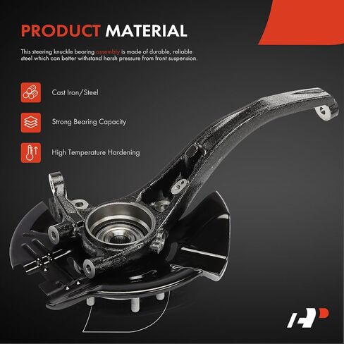 A-Premium Front Left Steering Knuckle & Wheel Bearing Hub Assembly Compatible with Hyundai Sonata 2006 2007 2008 2009 2010, Driver Side in Saudi Arabia