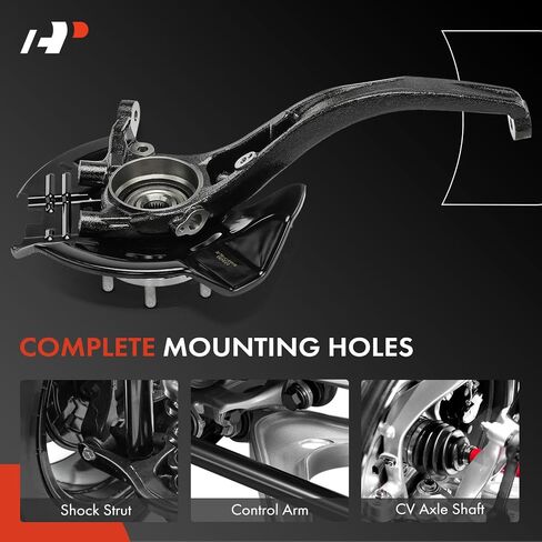 A-Premium Front Left Steering Knuckle & Wheel Bearing Hub Assembly Compatible with Hyundai Sonata 2006 2007 2008 2009 2010, Driver Side in Saudi Arabia
