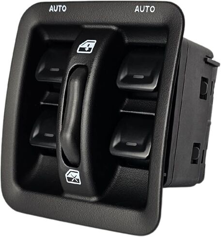 SwitchDoctor Window Master Switch & Rubic Red Bezel Set لعام 2011-2017 Jeep Wrangler (68156217ac) (التجميع الكامل) in Saudi Arabia