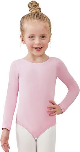 Century Star Leotard for Girls Long Sleeve -Ballet Dance Gymnastics Toddler Outfit Bodysuit Kids in Saudi Arabia