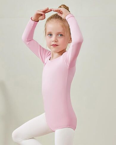 Century Star Leotard for Girls Long Sleeve -Ballet Dance Gymnastics Toddler Outfit Bodysuit Kids in Saudi Arabia