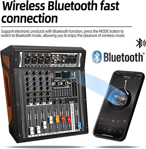 Professional Live Sound Card, Audio Mixer and Audio Interface with DJ Mixer Effects, Voice Changer - Studio Equipment for Streaming/Podcasting/Gaming in Saudi Arabia