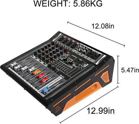 Professional Live Sound Card, Audio Mixer and Audio Interface with DJ Mixer Effects, Voice Changer - Studio Equipment for Streaming/Podcasting/Gaming in Saudi Arabia