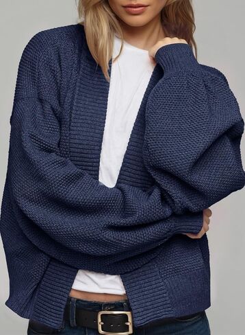 سترات كارديجان Dokotoo للنساء فانوس الأكمام النسائية سترات Cardigan Cardigan ملابس الشتاء 2025 in Saudi Arabia