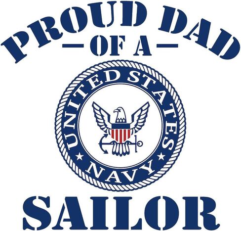 CafePress Proud Dad Of A US Navy Sailor Large Mug 15 oz (444 ml) Ceramic Coffee Mug in Kuwait