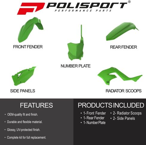 Polisport KX125/250 Restyle Plastic Kit in Saudi Arabia
