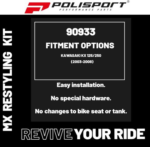 Polisport KX125/250 Restyle Plastic Kit in Saudi Arabia