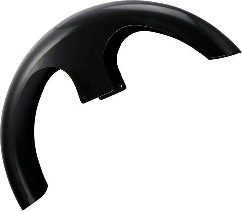 TCT-MOTORPARTS 21" Wheel Wrap Front Fender For Harley Touring Road King, Street Glide, Electra Glide FLHR FLHX FLHT Models Custom Baggers Painted Black in Saudi Arabia