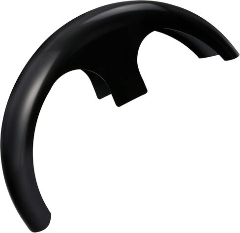 TCT-MOTORPARTS 21" Wheel Wrap Front Fender For Harley Touring Road King, Street Glide, Electra Glide FLHR FLHX FLHT Models Custom Baggers Painted Black in Saudi Arabia