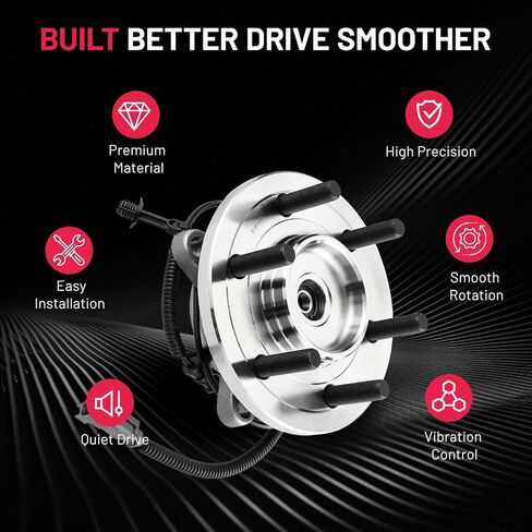 BDFHYK 512510 2PCS Rear Left/Right Wheel Bearing and Hub Assembly Compatible with Dodge Dart 2013 2014 2015 2016, 1.4L 2.4L 2.0L L4 in Saudi Arabia