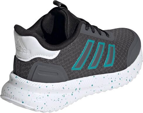 حذاء رياضة مسار Adidas X_Plr ، رمادي/نقي ، سوداء ، 2.5 طفل للجنسين الصغير in Saudi Arabia