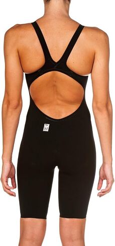ARENA Powerskin Carbon Air2 Kneeskin Open Back Women's Racing Swimsuit Eclipse Glare Full Body Short Leg One Piece Athletic Tech Suit, Future Dusk/Coral, US Size 24 in Saudi Arabia