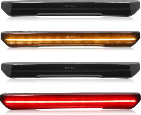 مصابيح علامة جانبية LED متوافقة مع 2020-2024 Sierra 2500HD 3500HD Pickup Fender Fender Marce Marker Lamps. White Light Pack of 4 in Saudi Arabia