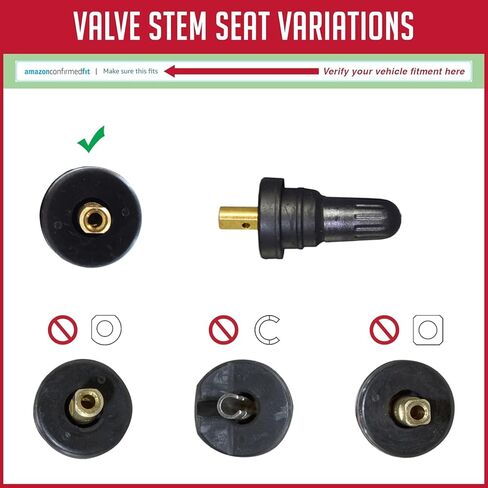 عجلات ملحقات أجزاء PDQ العلامة التجارية TPMS 12 PC OEM SESSOR SERVICE KIT RUBBER VALVE SETS CROME متوافق مع Schrader 20008 FITS GM 2006+ Ford 2009+ Subaru 2004+ Chrysler 2005+ Dodge 2005+ Jeep 2005+ in Saudi Arabia