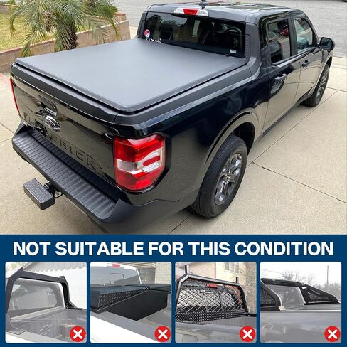 تغطية Tri-Fold Tonneau Hard Fits 2005-2015 Tacoma مع سرير شاحنة 6 أقدام (73.5 بوصة) مع نظام المسار | في الأعلى | in Kuwait