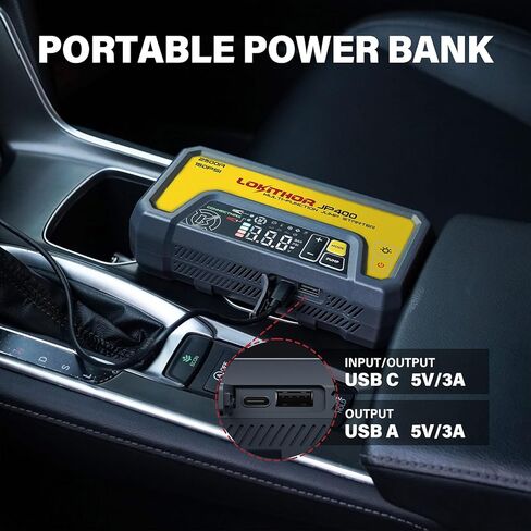 قفز مع ضاغط الهواء ، 2500A 12V للبطارية المحمولة بطارية القفز (8.5L غاز/6.5L ديزل) مع Tech ConnectMax ، 150psi الإطارات in Kuwait