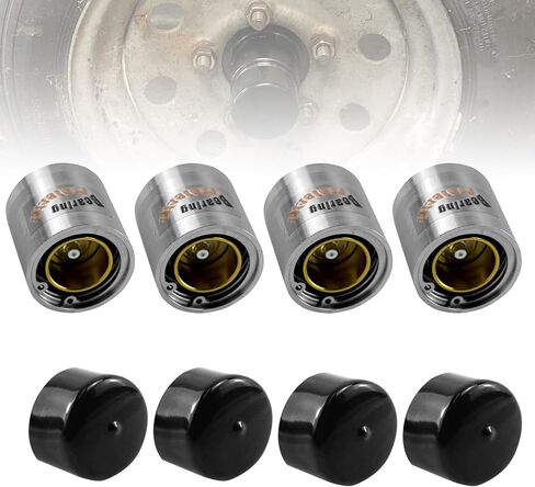 RULLINE 1.980" Bearing Protector Set, Chrome Design, with Auto-Detection and Protective Cover (Pair) in Saudi Arabia