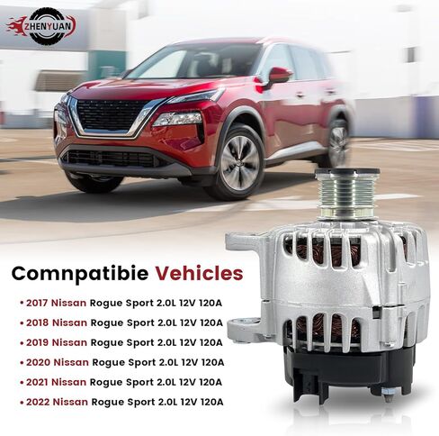 Alternator Compatible with 2008 2009 2010 Ford F250 F450 F350 F550 Super Duty V8 6.4L 12V 200A Replace# 90-29-5695, 11290, 210-0633, 210-0646, 94764, A-80391, 7C3T-10300-EE, 7C3Z-10346-EA in Kuwait