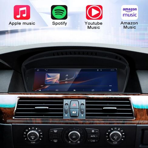 ستيريو السيارة لـ E60 E90 CCC System: 8.8 "Support Screen Support Carplay & Android Auto for BMW 3/5 Series E61 E91 E93 (2005-2008) (8.8 Inch-CCC) in Kuwait