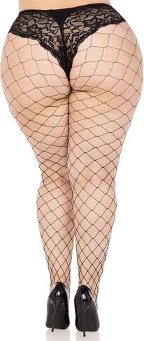 Leg Avenue Women's Fence Fishnet Tights with Boy Short Lace Top in Saudi Arabia