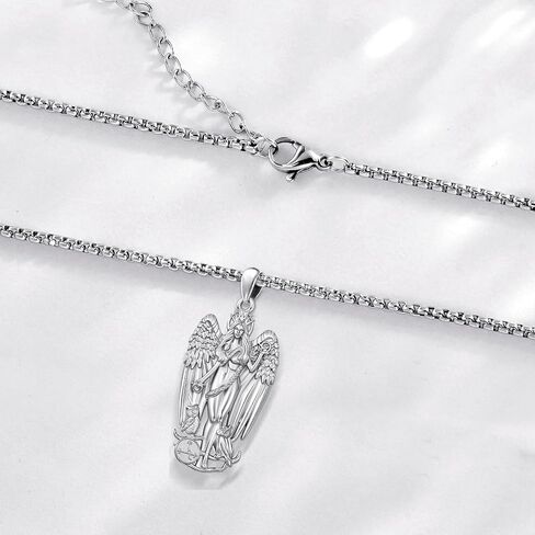 S925 Sterling Silver Miraculous Medal Necklace for Women Men Catholic Virgin Mary Charm Pendant Necklace Blessed Mother Pendant Christian Jewelry in Saudi Arabia