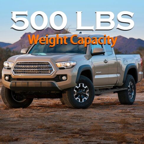 6 inches Crew Max Cab Running Boards for 2022-2025 Tundra - Mirror Stainless Steel Side Steps Rails Nerf Bars 4 Full Size Doors Only in Kuwait