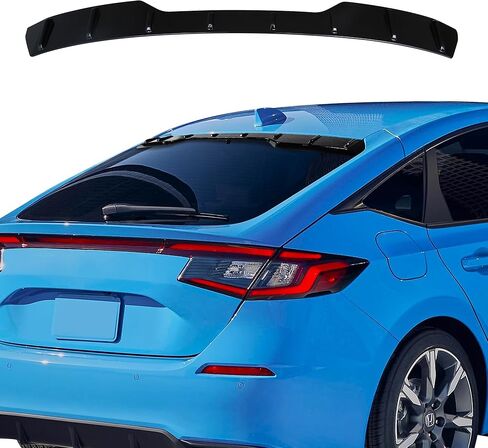 المفسد لـ Civic Sedan 2025-2022 بدون حفر جناح المفسد الجذع الخلفي لـ Civic سيدان (أسود لامع) in Kuwait