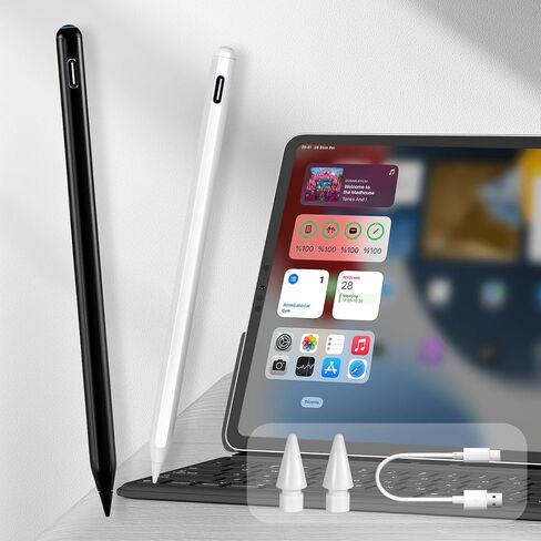 قلم رصاص ipad A16 مع شحن سريع ، رفض النخيل ، حساس الميل ، الدقة العالية ، بديل لقلم رصاص Apple الأصلي المتوافق مع iPad 2018-2025 ، Air ، Pro ، Mini ، White in Saudi Arabia