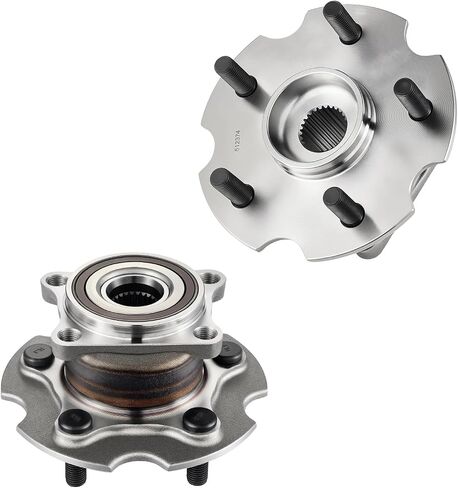 BDFHYK 512188 2PCS Rear Wheel Bearing and Hub Assembly 5 Lugs Compatible with Acura TL 2004-2008, Compatible with Honda Accord 2006-2007 in Saudi Arabia