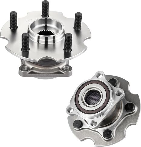 BDFHYK 512188 2PCS Rear Wheel Bearing and Hub Assembly 5 Lugs Compatible with Acura TL 2004-2008, Compatible with Honda Accord 2006-2007 in Saudi Arabia