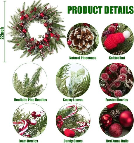 Sggvecsy Halloween Wreath with Artificial Pumpkin Handmade Black Maple Leave Skull Pumpkin Orange Berries 20''Front Door Decorations for Indoor Outdoor Home Halloween Festival Decoration in Saudi Arabia