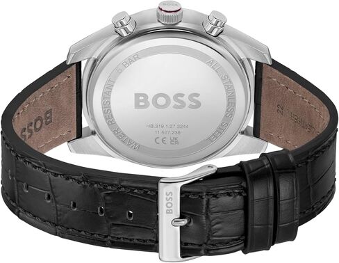 BOSS Skytraveller Men's 44mm Stainless Steel Chronograph Wristwatch - Water Resistant up to 5ATM/50 Meters, Sporty and Sophisticated in Saudi Arabia