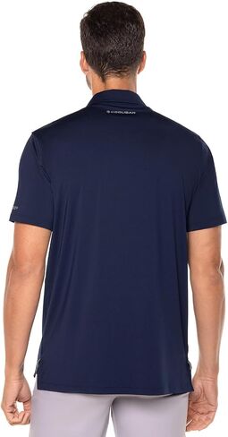 Coolibar UPF 50+ Men's Victory Lap Short Sleeve Golf Polo - Sun Protective in Saudi Arabia