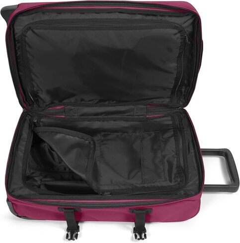 EASTPAK Tranverz L – 121L Large Wheeled Luggage with Dual Compartments, TSA Lock, Compression Straps & Smooth-Wheeling System, Wine Burgundy in Saudi Arabia