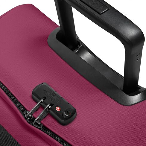 EASTPAK Tranverz L – 121L Large Wheeled Luggage with Dual Compartments, TSA Lock, Compression Straps & Smooth-Wheeling System, Wine Burgundy in Saudi Arabia