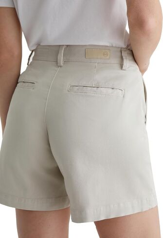 Women's Jude Mid Rise Chino Short, Sulfur Matcha Latte in Kuwait