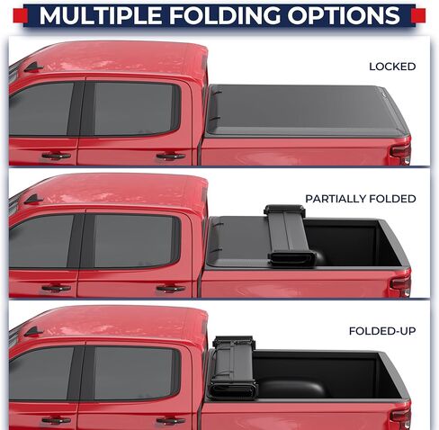 MOSTPLUS Truck Bed Tonneau Cover Compatible for 2014-2018 Chevrolet Chevy Silverado/GMC Sierra 1500 in Saudi Arabia