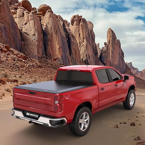 MOSTPLUS Truck Bed Tonneau Cover Compatible for 2014-2018 Chevrolet Chevy Silverado/GMC Sierra 1500 in Saudi Arabia