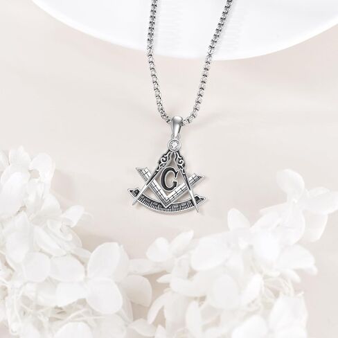 KZX Archangel Michael Necklace 925 Sterling Silver Angel Netclace Netclace Gift for Men Women Propirit Protect in Saudi Arabia