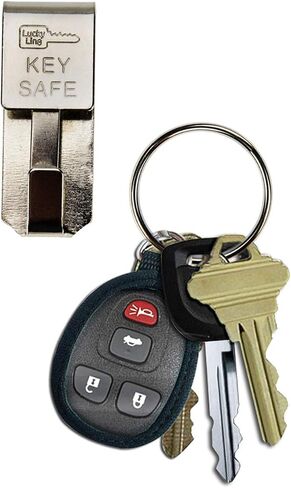 Lucky Line Key Tag Rack ، حزمة 6 ، Clear (60562) in Saudi Arabia